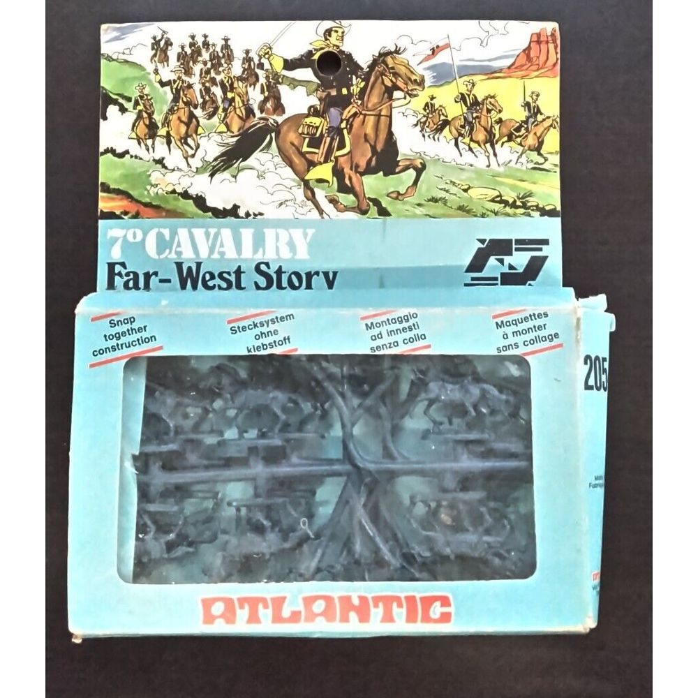 Atlantic Far-West Story 7° Cavalry HO Miniatures 2054